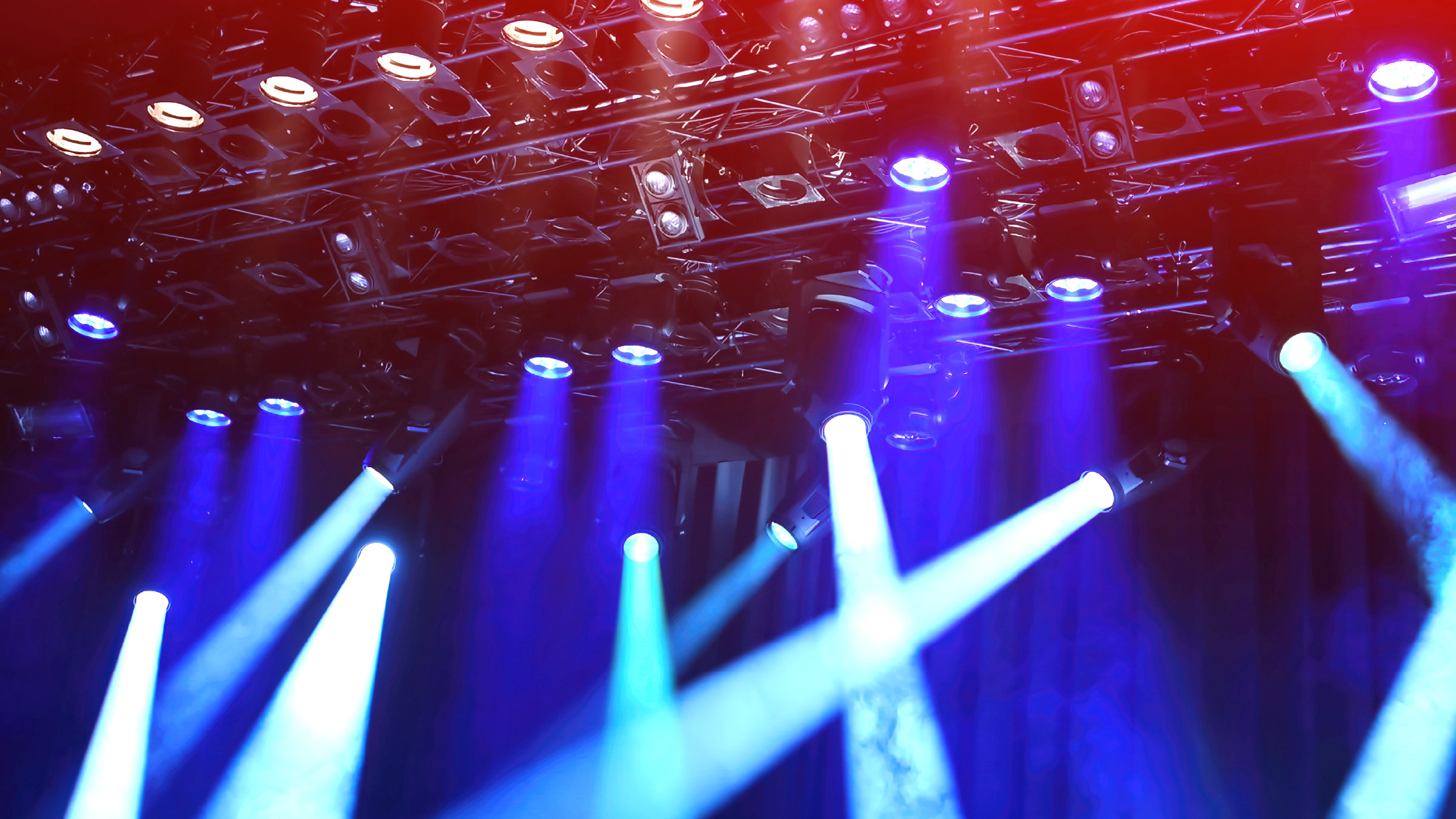 Event lighting and FX rental in Dubai — stage wash, beams, and party effects